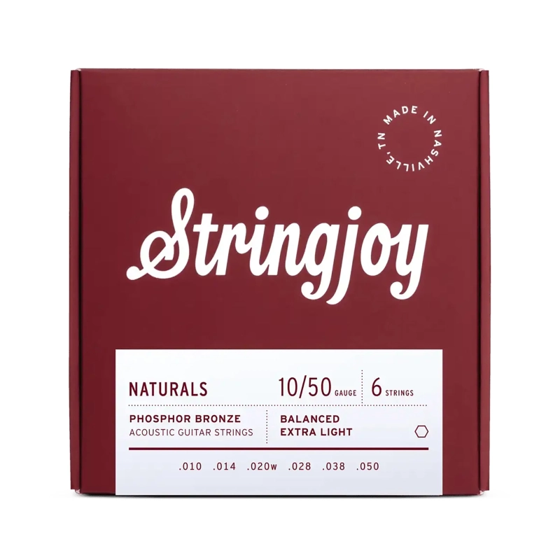 STRINGJOY 10-50 CHITARRA ACUSTICA PHOSPHOR NATURALS CORDE