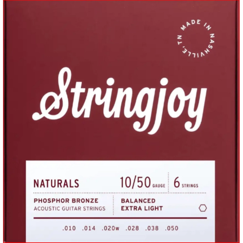 STRINGJOY 10-50 CHITARRA ACUSTICA PHOSPHOR NATURALS CORDE