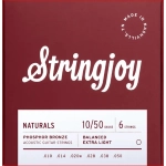 STRINGJOY 10-50 CHITARRA ACUSTICA PHOSPHOR NATURALS CORDE