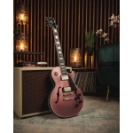 Gibson Custom Les Paul Custom Chambered F Holes Heather Poly Gloss NH LPC-PSL22550