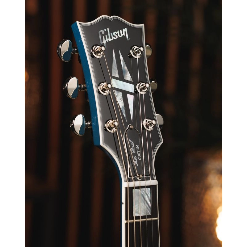 Gibson Custom Les Paul Custom Chambered F Holes Pelham Blue Gloss NH LPC-PSL22556