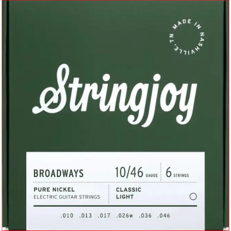 STRINGJOY 10-46 BROADWAYS CLASSIC LIGHT 10-46 CORDE CHITARRA ELETTRICA