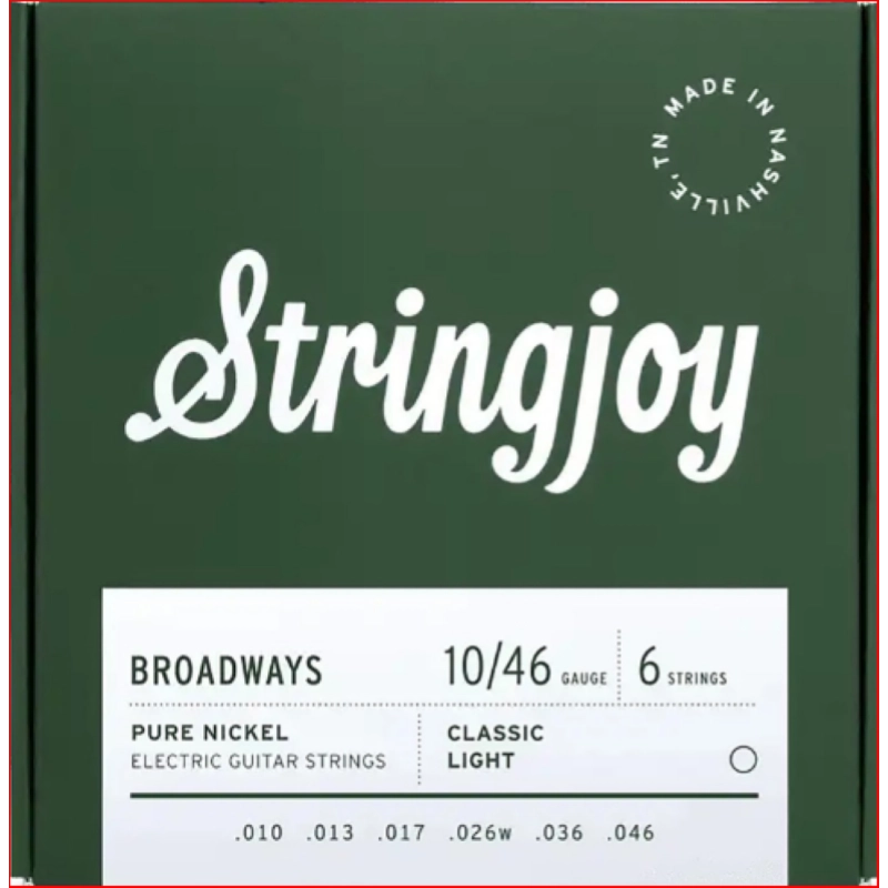 STRINGJOY 10-46 BROADWAYS CLASSIC LIGHT 10-46 CORDE CHITARRA ELETTRICA