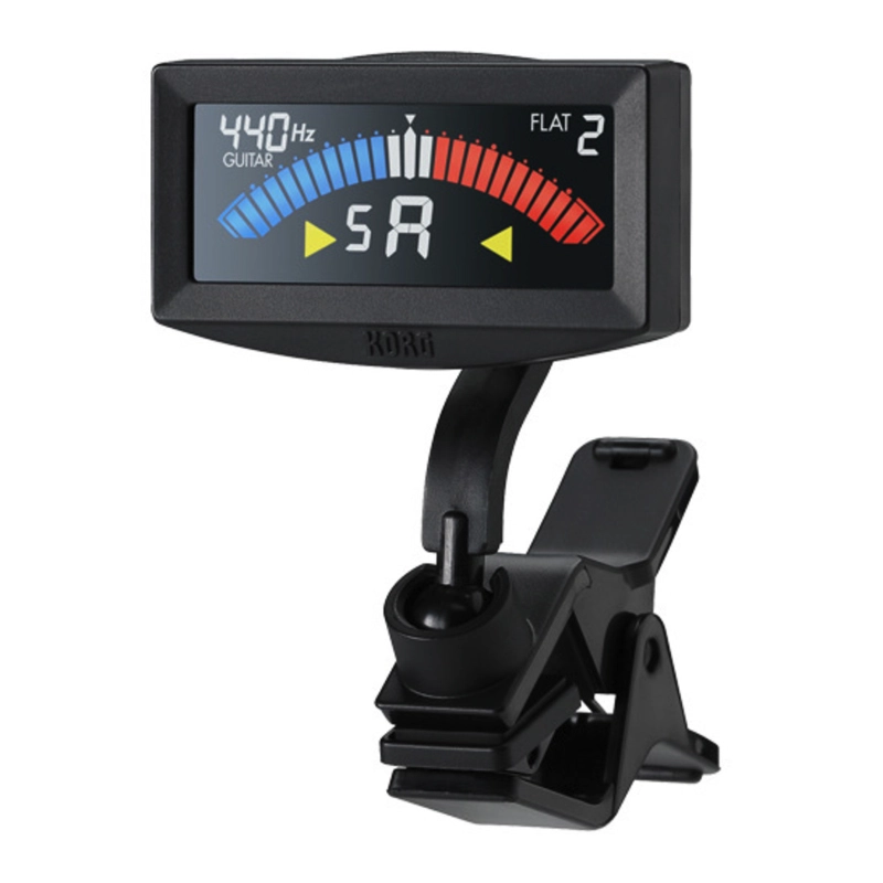 Korg AW 4G BK PitchCrow Accordatore Clip On per Chitarra e Basso Nero