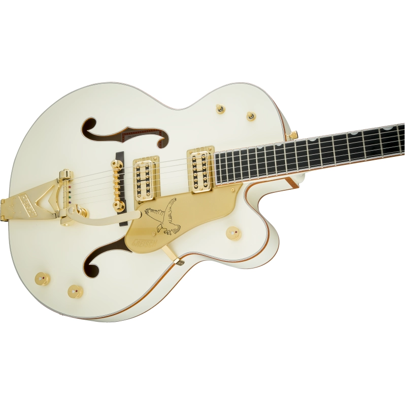 Gretsch G6136T-59 Vintage Select Edition '59 Falcon™ Hollow Body with Bigsby®, TV Jones®, Vintage White, Lacquer