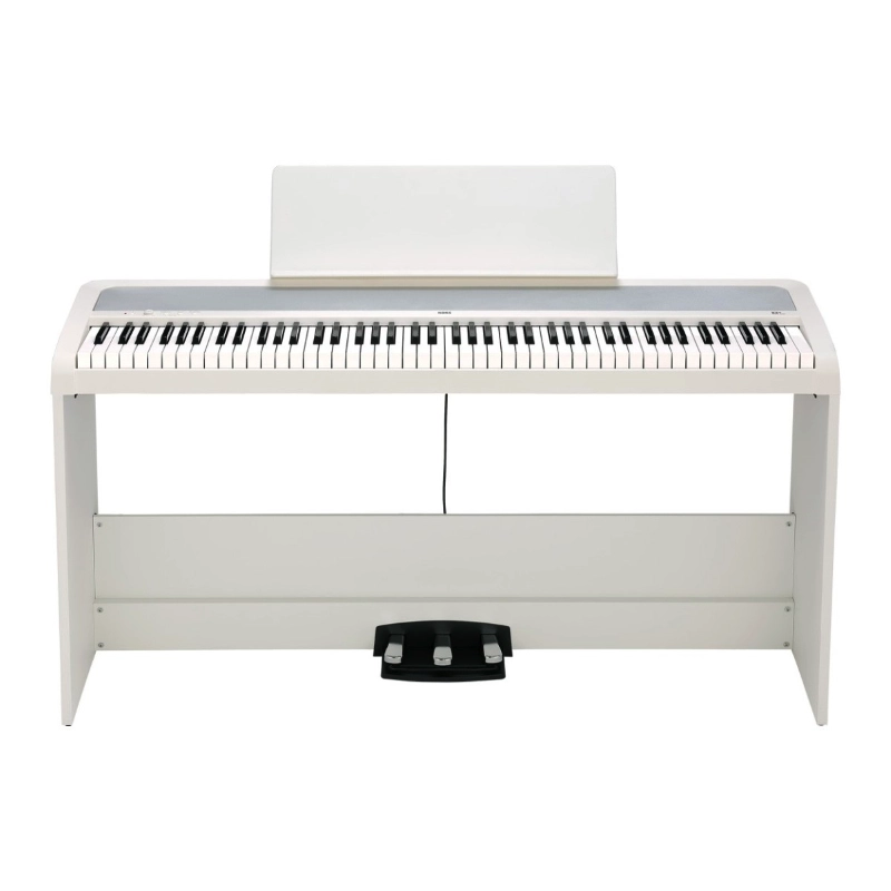 Korg B2+SP WH Pianoforte Digitale Completo di Stand in Legno Nero