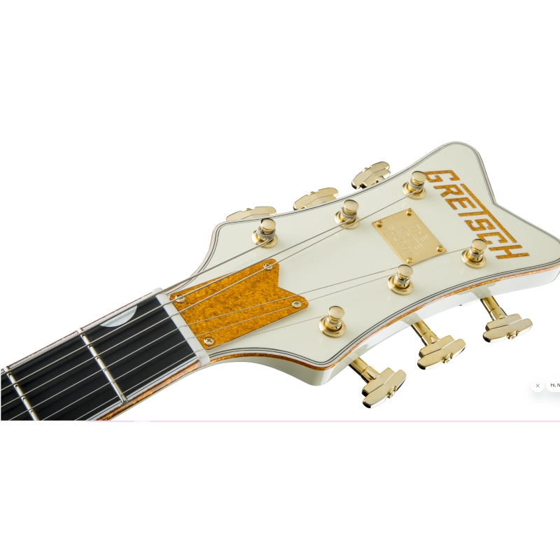Gretsch G6136T-59 Vintage Select Edition '59 Falcon™ Hollow Body with Bigsby®, TV Jones®, Vintage White, Lacquer