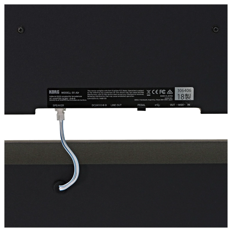 Korg G1B Air WH Pianoforte Digitale 88 Tasti Bianco