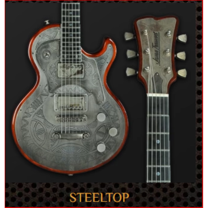 usato James Trussart Steel Top-1 black con custodia