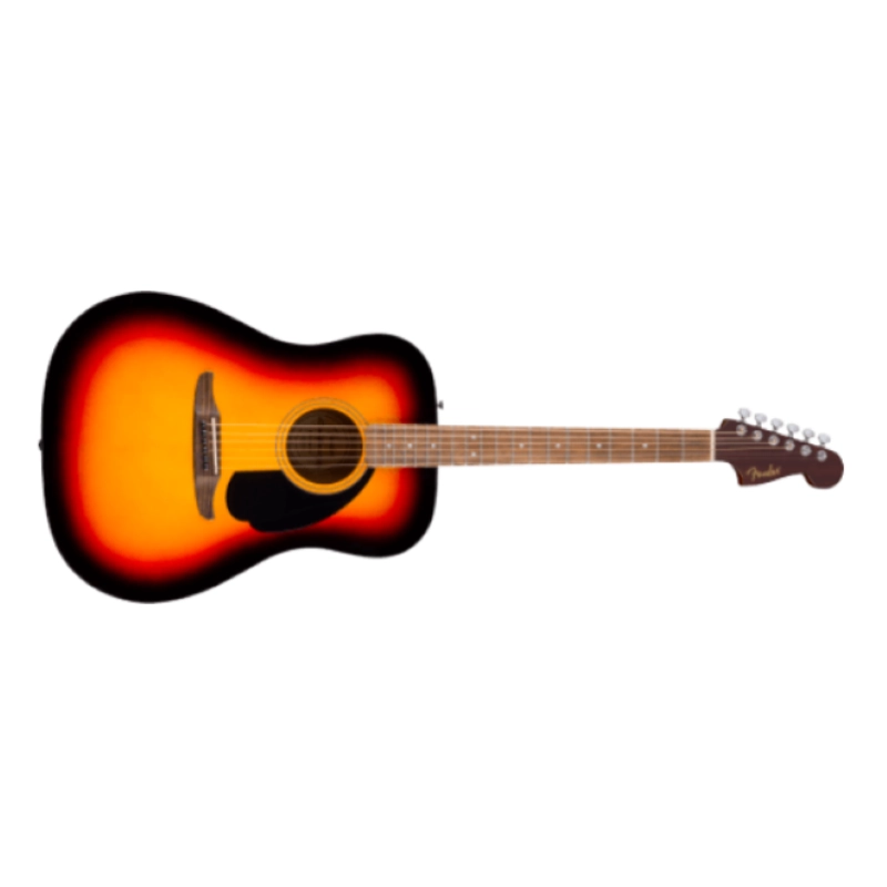 Fender California Standard Redondo™, Spruce Top, Black Pickguard, 3-Color Sunburst