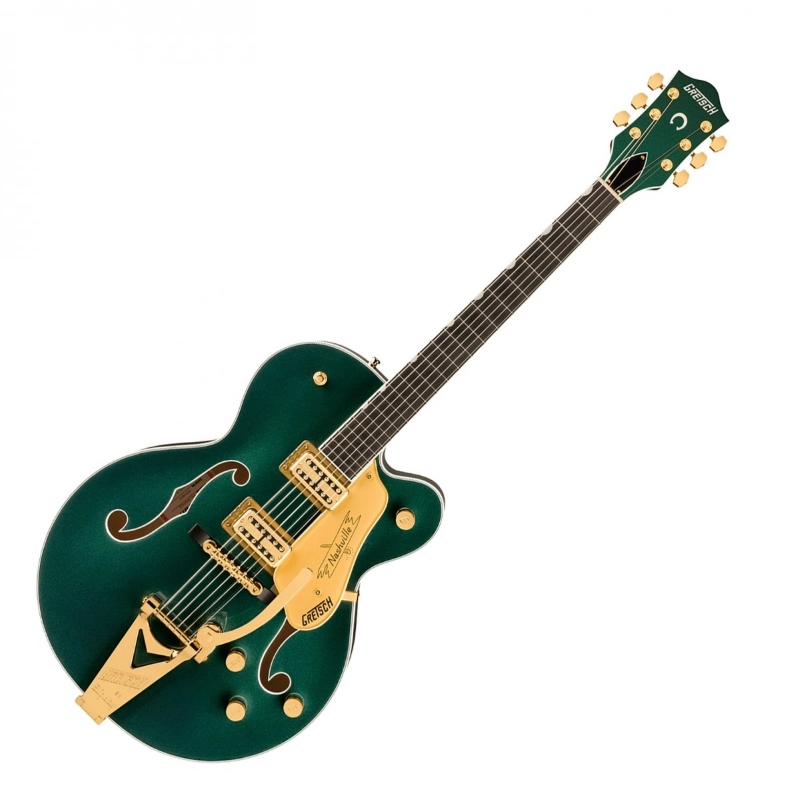 Gretsch Nashville® Hollow Body with String-Thru Bigsby® and Gold Hardware, Ebony Fingerboard, Cadillac Green