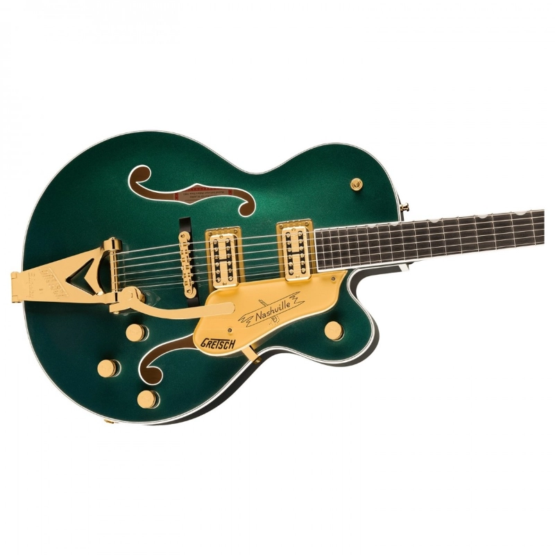Gretsch Nashville® Hollow Body with String-Thru Bigsby® and Gold Hardware, Ebony Fingerboard, Cadillac Green