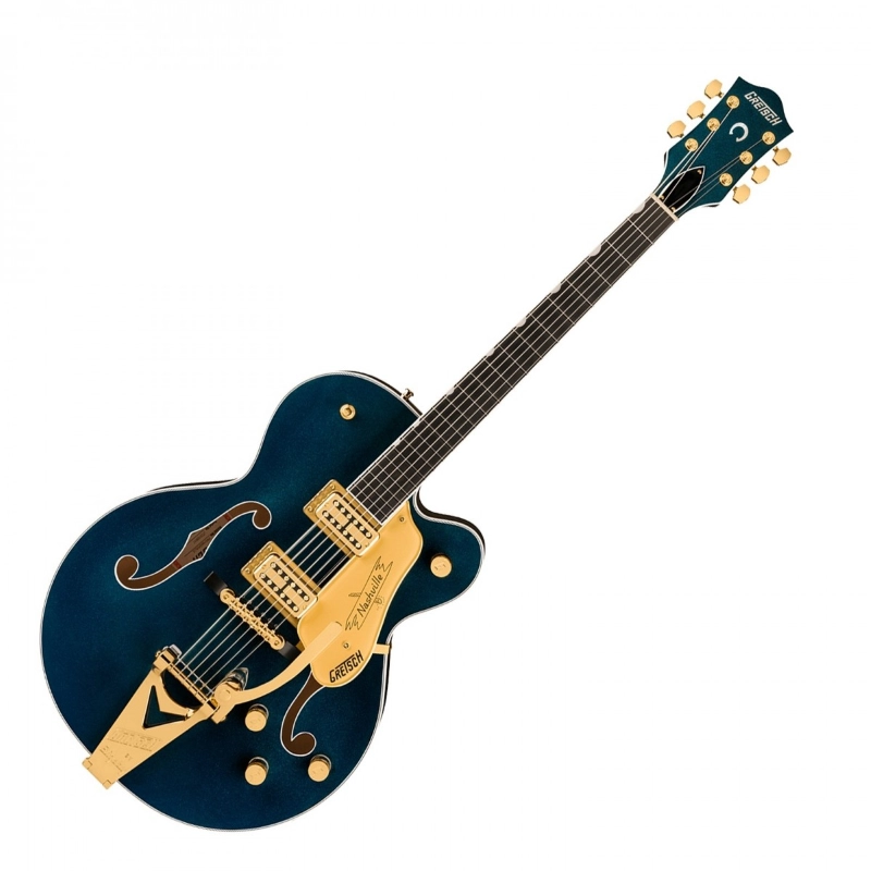 Gretsch Nashville® Hollow Body with String-Thru Bigsby® and Gold Hardware, Ebony Fingerboard, Midnight Sapphire