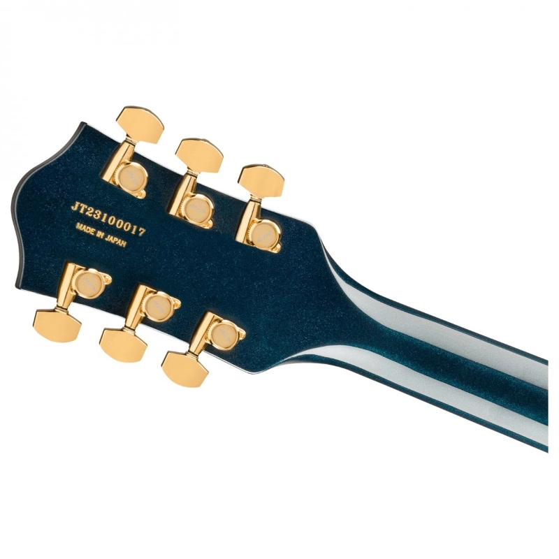 Gretsch Nashville® Hollow Body with String-Thru Bigsby® and Gold Hardware, Ebony Fingerboard, Midnight Sapphire