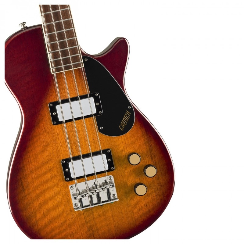 Gretsch Streamliner™ Jet™ Club Bass Single-Cut, Laurel Fingerboard, Havana Burst