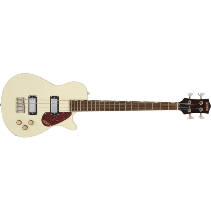 Gretsch Streamliner™ Jet™ Club Bass Single-Cut, Laurel Fingerboard, Vintage White