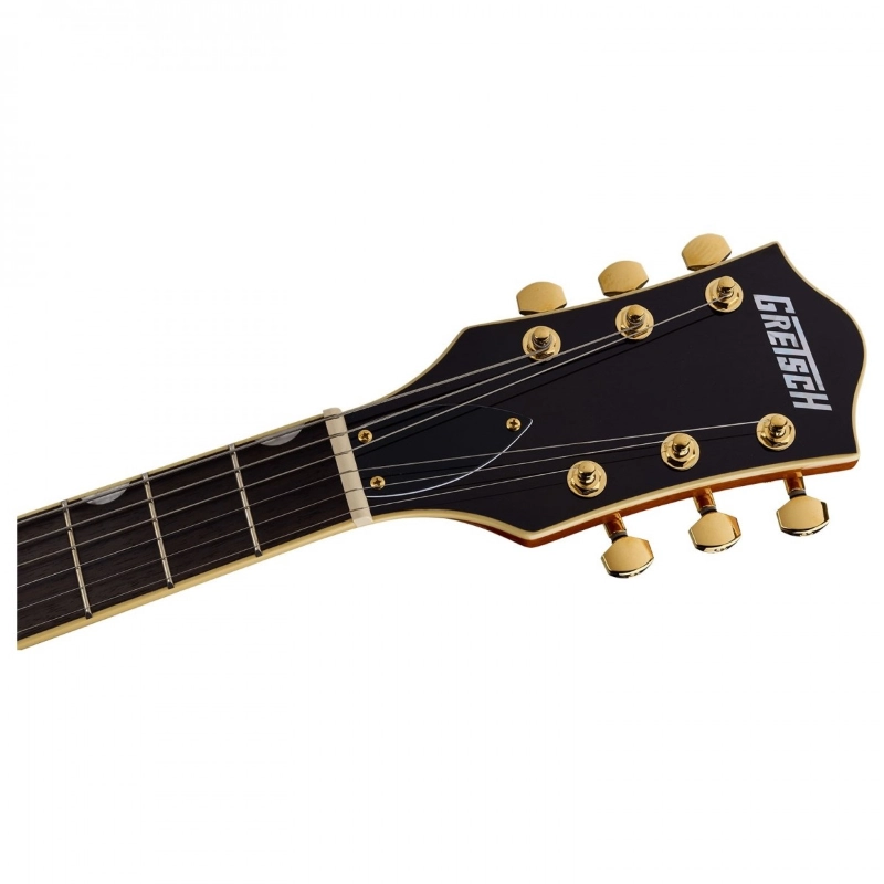 Gretsch Electromatic™ LTD Flame Okoume Broadkaster® Jr. Single -Cut with Bigsby®, Rosewood Fingerboard, Roundup Orange