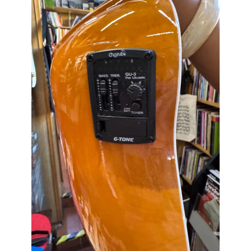 Charango boliviano "El Chasqui" Elettrificato body legno, serie professionale