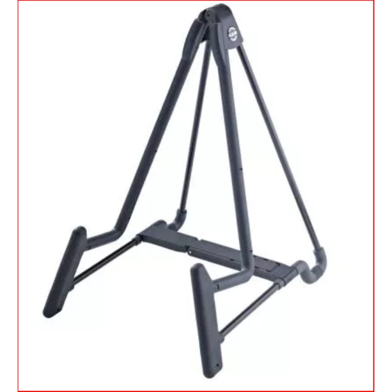 K&M 17581-014-55 Supporto Chitarra Elettrica HELI 2, Rivestito in gomma