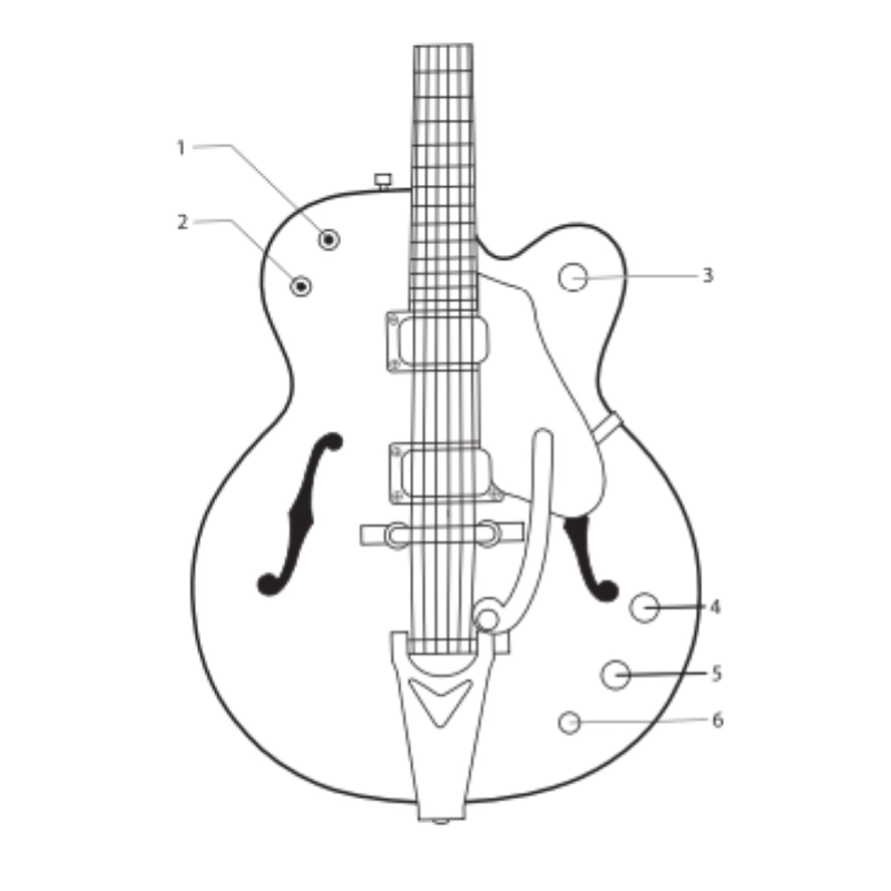 Gretsch G6131T-62 Vintage Select ’62 Jet™ with Bigsby®, TV Jones®, Vintage Firebird Red