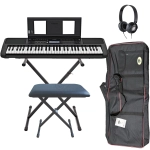 Yamaha PSRE383 Premium Bag Bundle Tastiera Dinamica con Supporto Panca Cuffie e Borsa