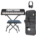 Yamaha YPT280 Premium Bag Bundle Tastiera con Supporto Panca Cuffie e Borsa