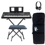 Yamaha PSRE473 Premium Bag Bundle Tastiera Dinamica con Supporto Panca Cuffia e Borsa