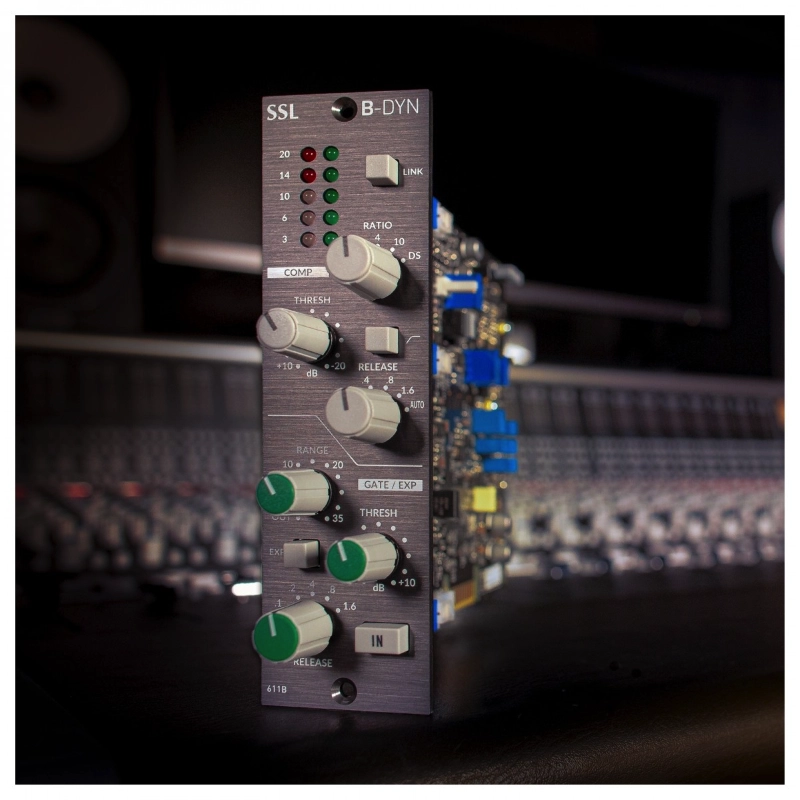 Solid State Logic 500 Seires B-Dyn Modulo System 500 SL4000B con Compressore e Gate Expander