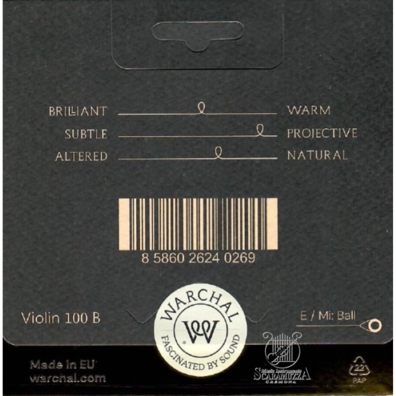 Warchal The Best W100 B Muta corde Violino Pallino