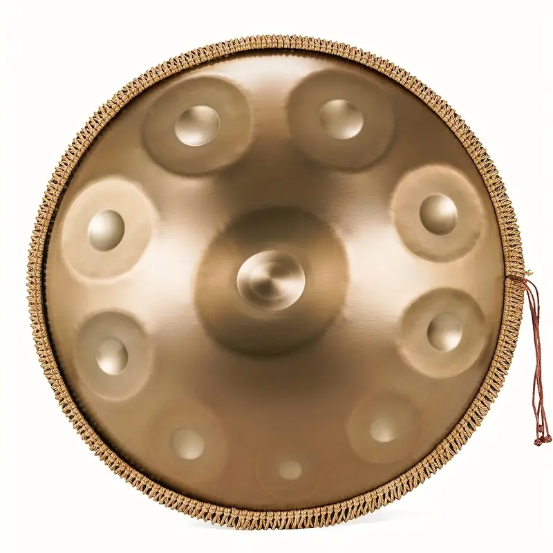 Hand Pan OYSTER 10 note RE minore cm.56 Hz432, Caisa Metal Drum Sonido Drum Hang Rammerdrum, Tuga