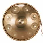 Hand Pan OYSTER 10 note RE minore cm.56 Hz432, Caisa Metal Drum Sonido Drum Hang Rammerdrum, Tuga