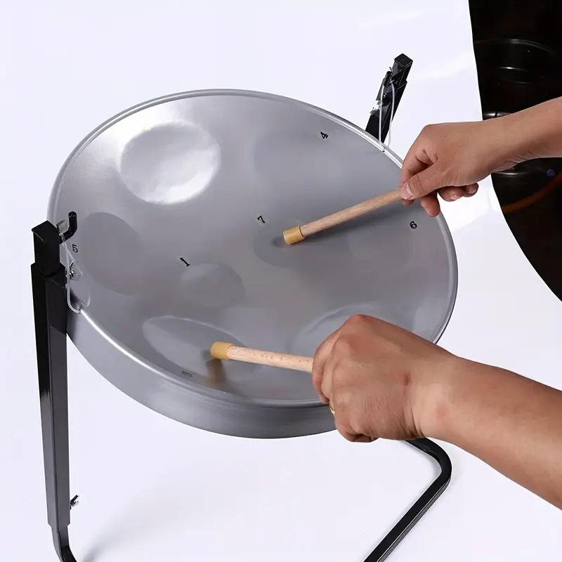 Steel Drum acciaio 8 note Trinidad Tobago, con stand