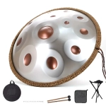 Hand Pan OYSTER 12 note RE minore cm.56 Hz432, Caisa, Metal Drum, Hang