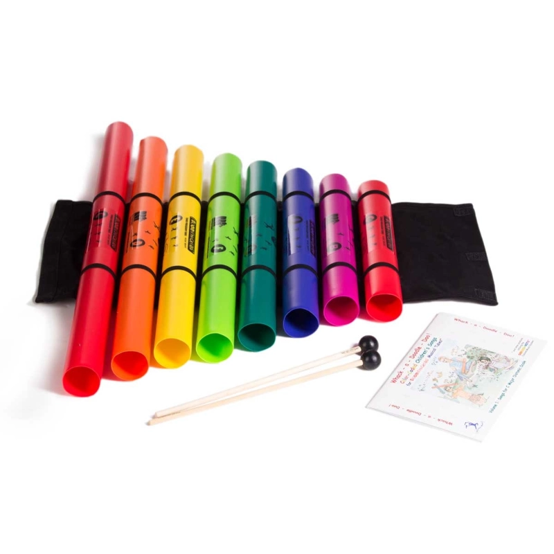 Boomwhackers AWB565 Set 8pz. Boomophon con Battenti e Borsa