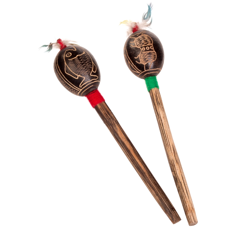 Afroton ASP826 Shaman´s rattle, Maracas, Sonaglio - paio