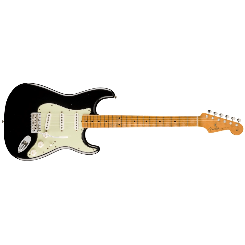 Fender Vintera® II Road Worn® '60s Stratocaster®, Maple Fingerboard, Black 0148082306