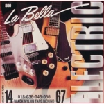 La Bella 800 Electric Black nylon 6 corde 14-67