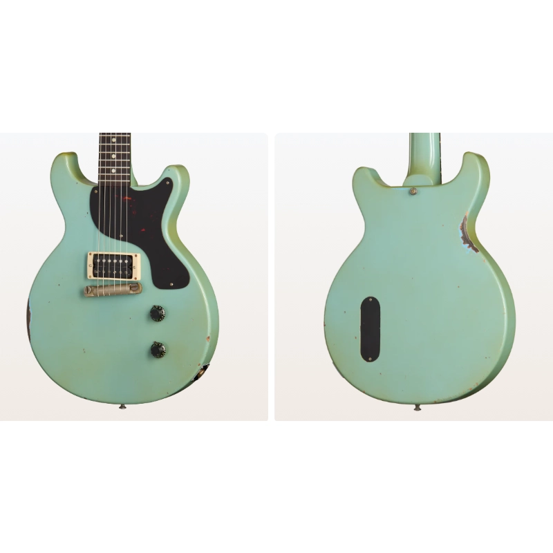 Gibson Custom 58 Les Paul Junior Double Cut Maui Blue HB PU Murphy Lab Hea LPJRD58PSL000000488