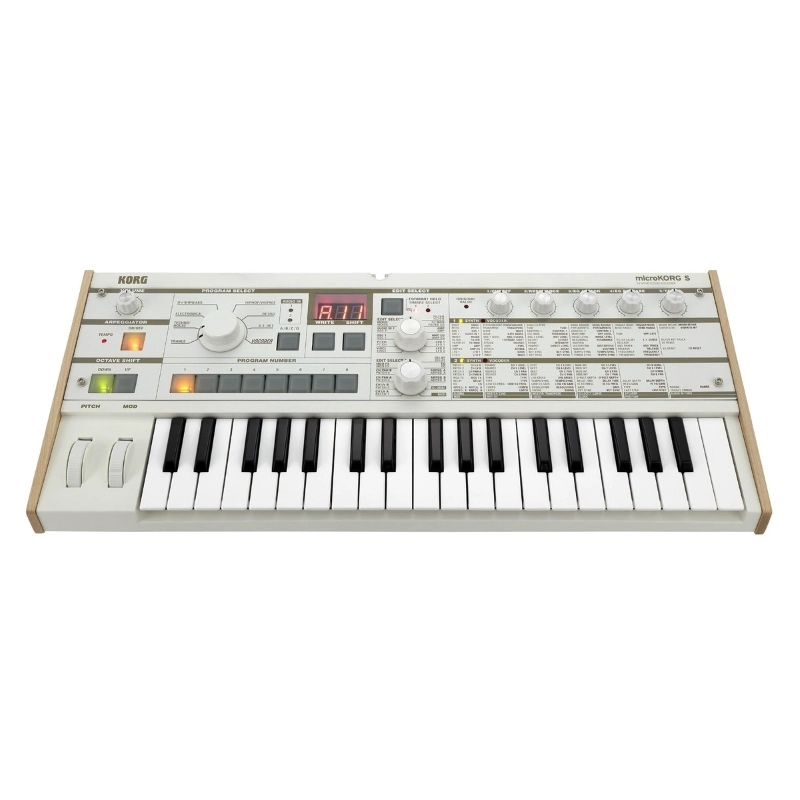Korg MicroKorg S Sintetizzatore Analogico e Vocoder 37 Tasti Mini con Altoparlanti Integrati