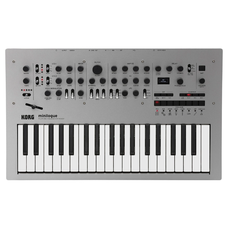Korg Minilogue Sintetizzatore Analogico Polifonico a 4 Voci con 2 Oscillatori per Voce