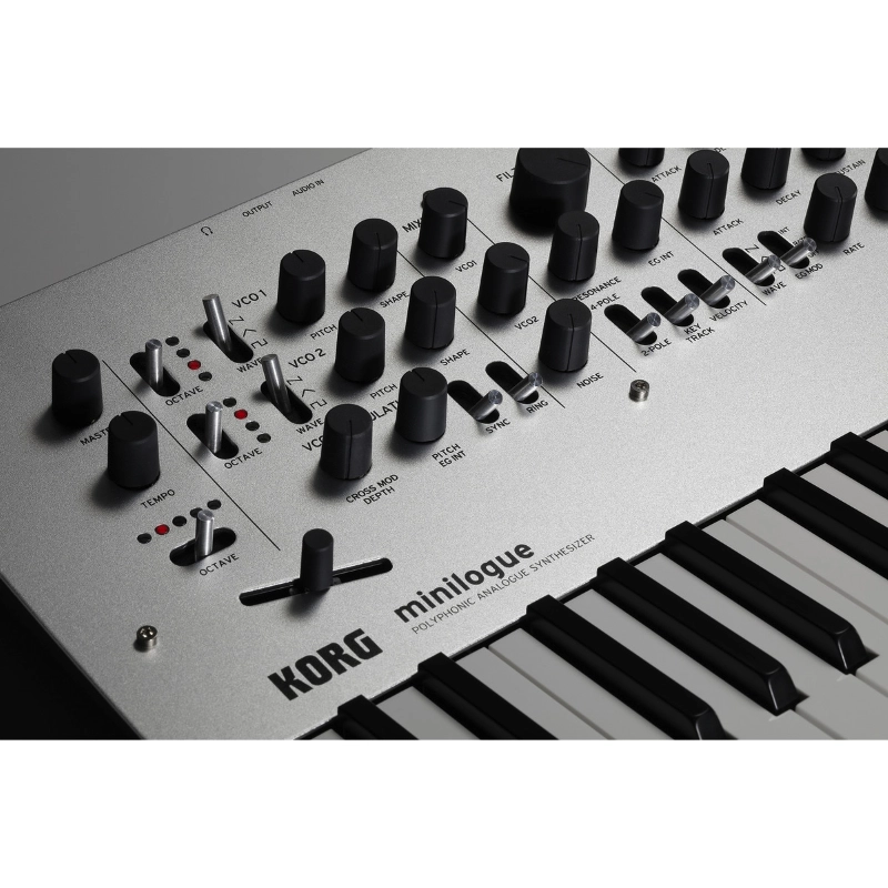 Korg Minilogue Sintetizzatore Analogico Polifonico a 4 Voci con 2 Oscillatori per Voce