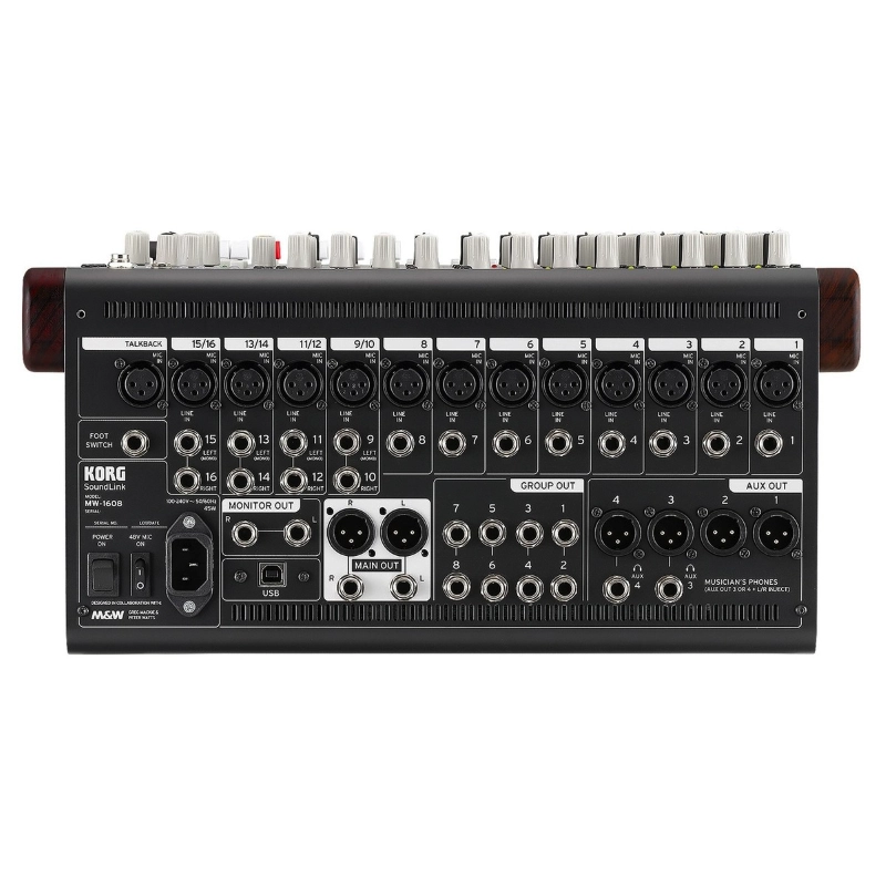 Korg MW1608 Mixer Ibrido Analogico Digitale 16 Canali