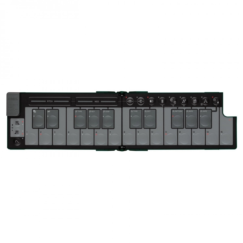 Korg NanoKey Fold AG Controller MIDI Verde Scuro