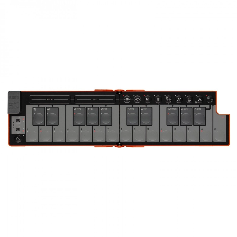 Korg NanoKey Fold LO Controller MIDI Arancione
