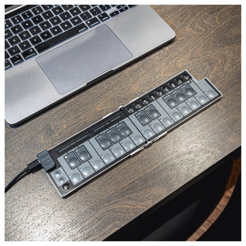 Korg NanoKey Fold WH Controller MIDI Bianco