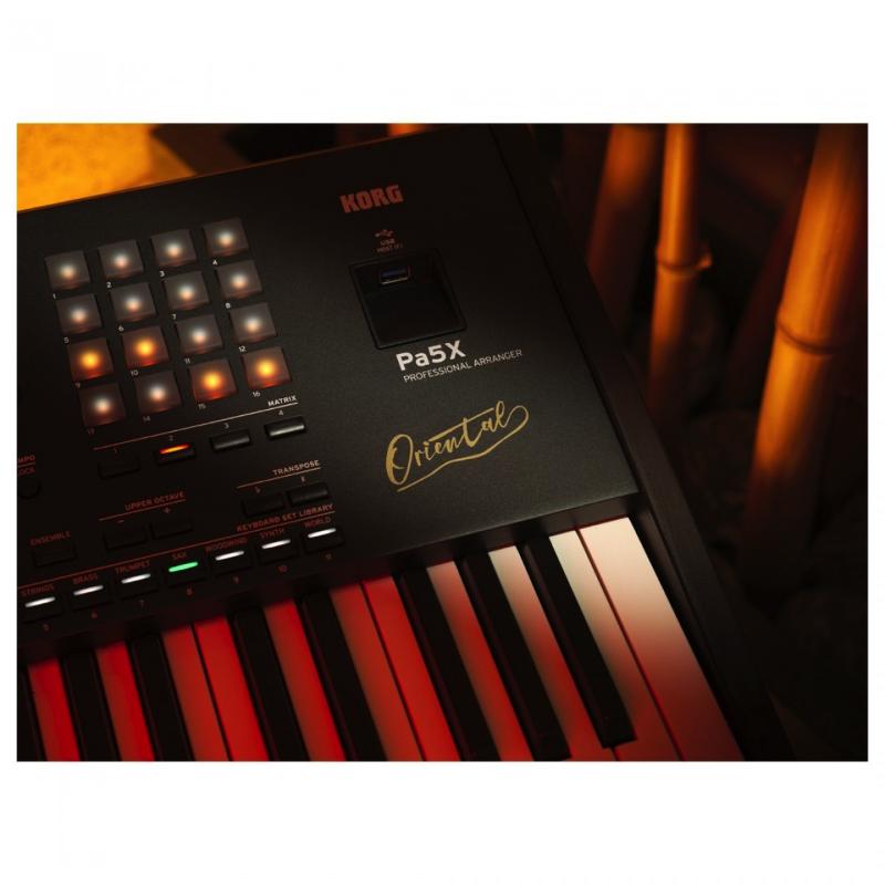 Korg PA5X OR61 Tastiera Arranger 61 Tasti per Musica Orientale