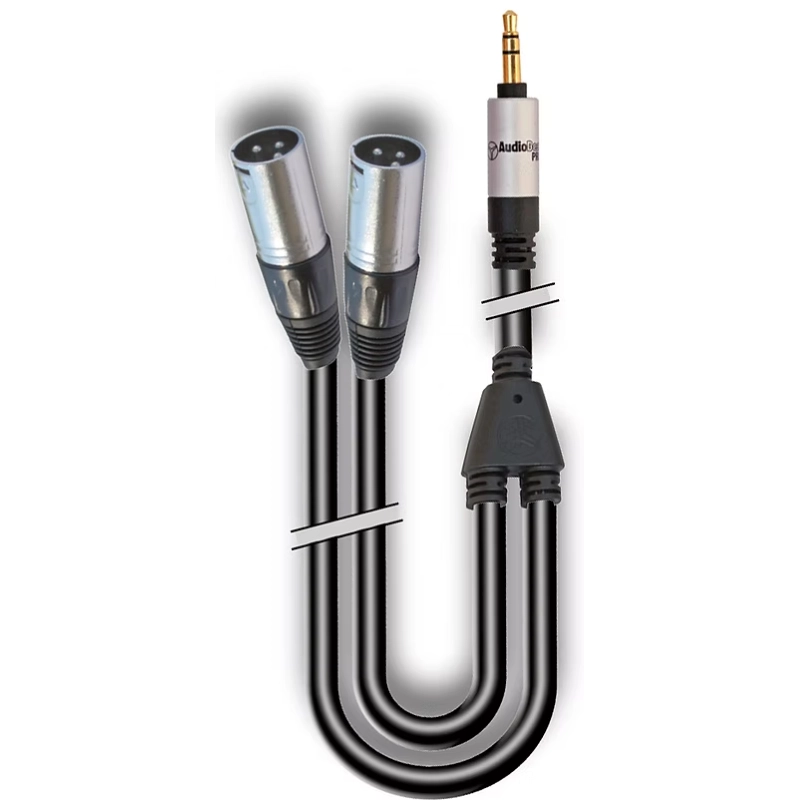 AudioDesign VX201 6S cavo Jack 3.5 stereo > 2XLR M, 6 metri