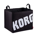 Korg RCL White Borsa per Vinili Nera con Logo Bianco