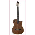 KING CS-510 Chitarra Classica Elettrificata solid body brown natural