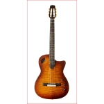 KING CS-510 LSB Chitarra Classica Elettrificata solid body vintage sunburst
